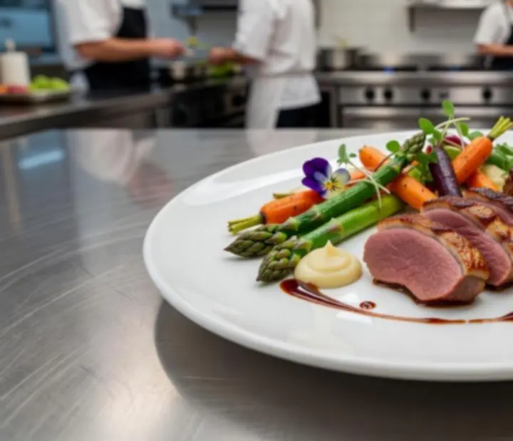 Séf ajánlata fine dining tálalásban